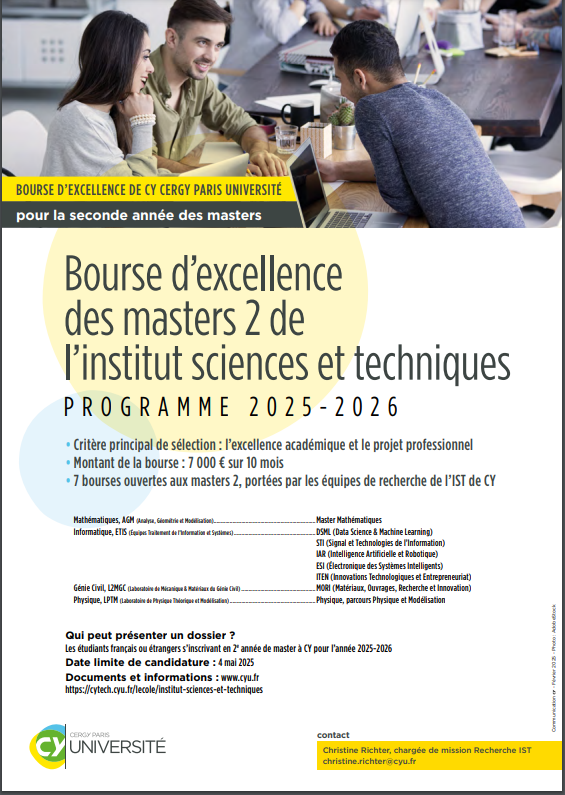 Bourse d'excellence 2025