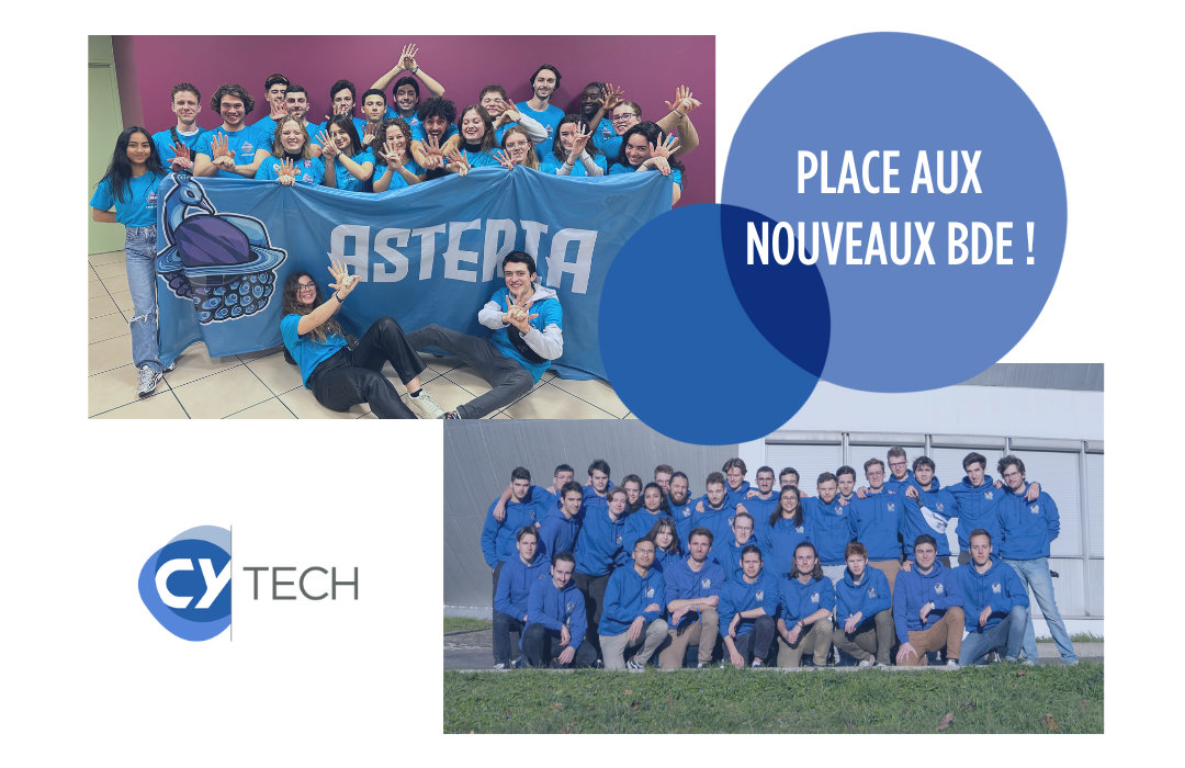 Nouveaux BDE CY Tech à Cergy et Pau : Asteria et Paularis sont les heureux vainqueurs !