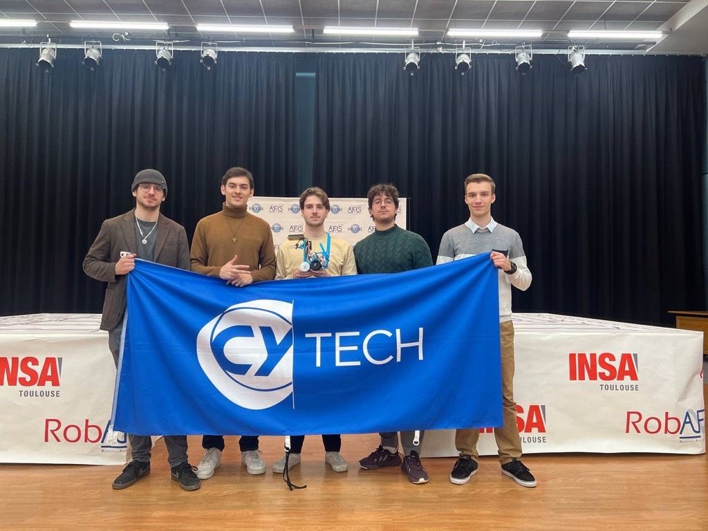 L’équipe CY Tech termine 2ème au concours RobAFIS à INSA Toulouse 