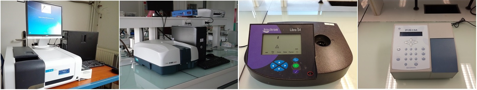 spectrophotomètres UV-visible du dpt de chimie