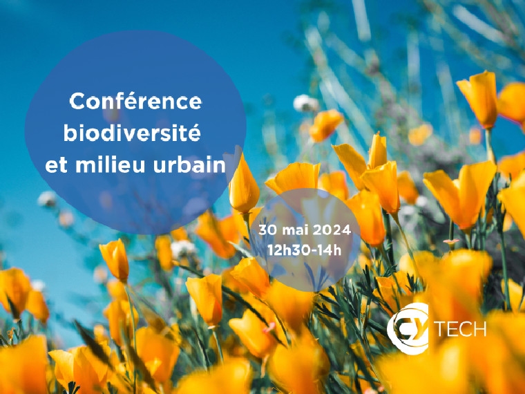 CY Tech organise une conférence biodiversité et milieu urbain