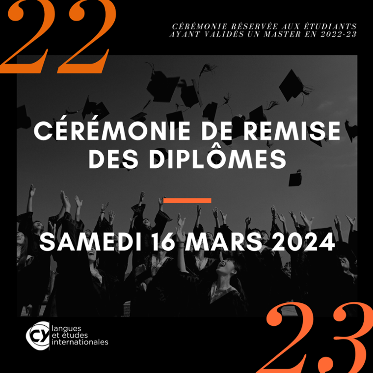 Cérémonie de remise des diplomes - 16 mars 2024
