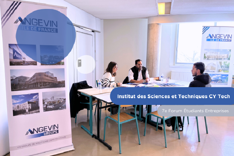 CY Tech à la 7e édition du Forum Étudiants Entreprises de Institut des Sciences et Techniques