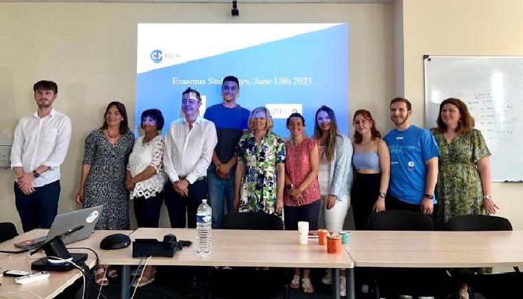 Erasmus Staff Days : 6 partenaires internationaux en visite à CY Tech