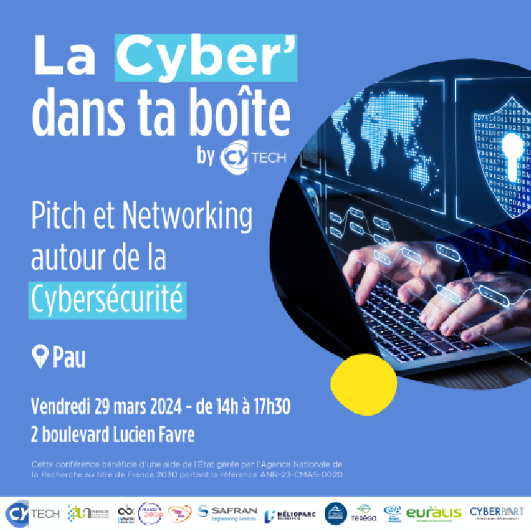 La Cyber dans ta boîte by CY Tech, Pitch et Networking autour de la cybersécurité